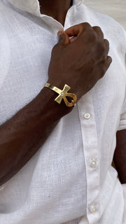 Bracelet Ank Abondance Serti de Zircon