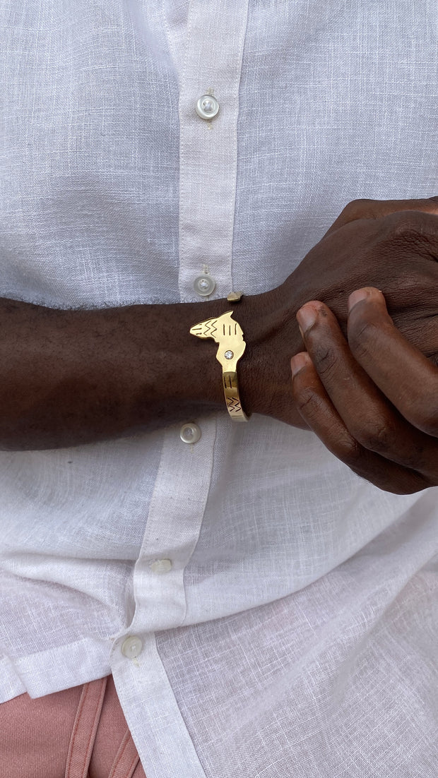 Bracelet Afrique Abondance Serti de Zircon