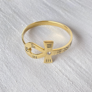 Bracelet Ank Abondance Serti de Zircon